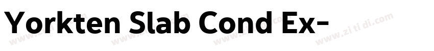 Yorkten Slab Cond Ex字体转换